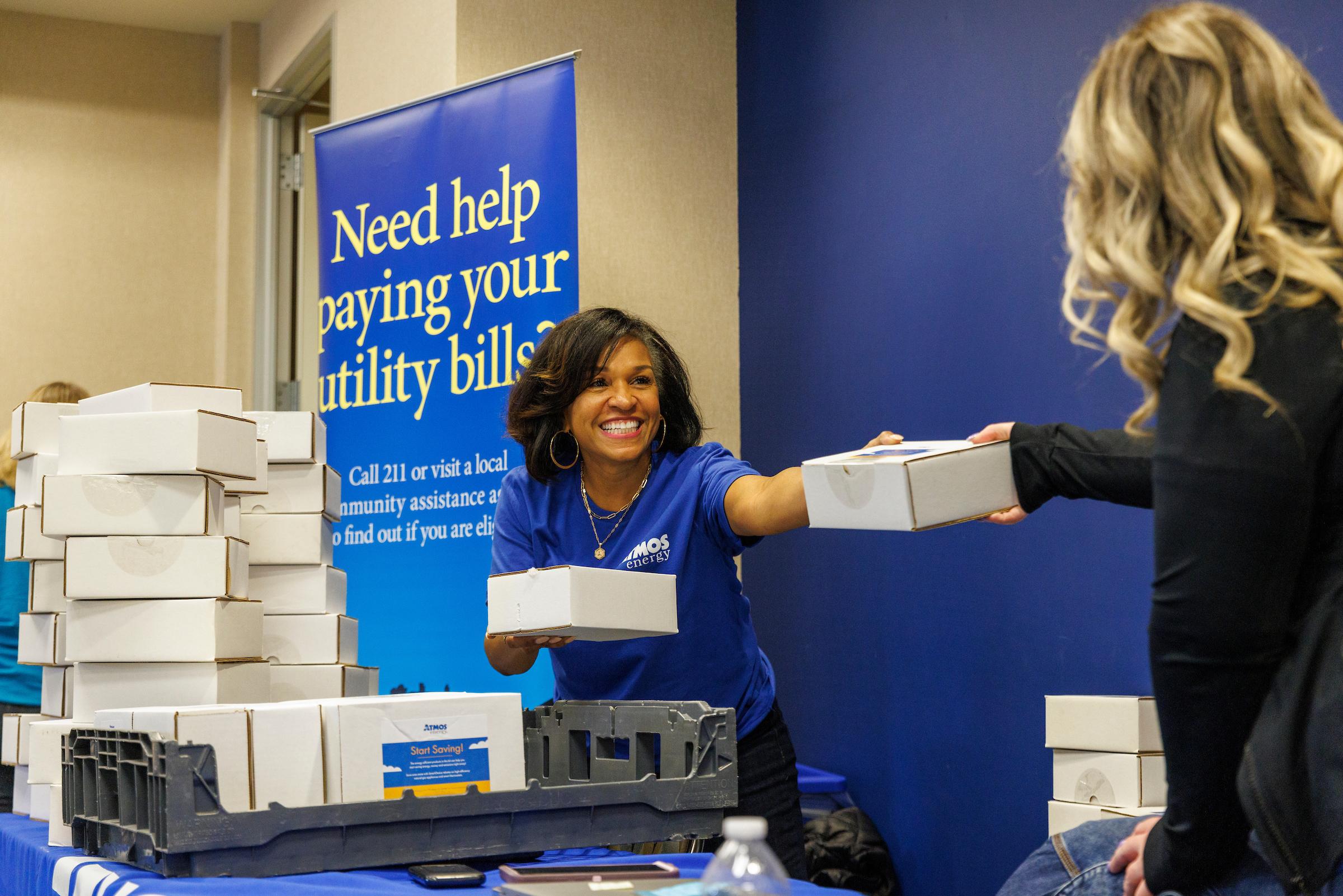 Atmos Energy's Energy Assistance team at Blitz